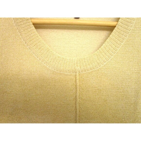 Rachel Roy Collection Plus Size Ivory Gold Combo Short Sleeve Top - Size 3X  NWT - Picture 6 of 16